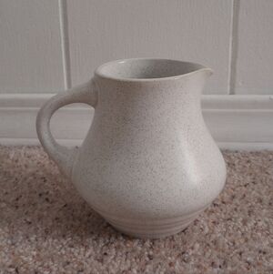 Milk / Creamer Made In Japan Folkstone Genuine Stoneware Pitcher